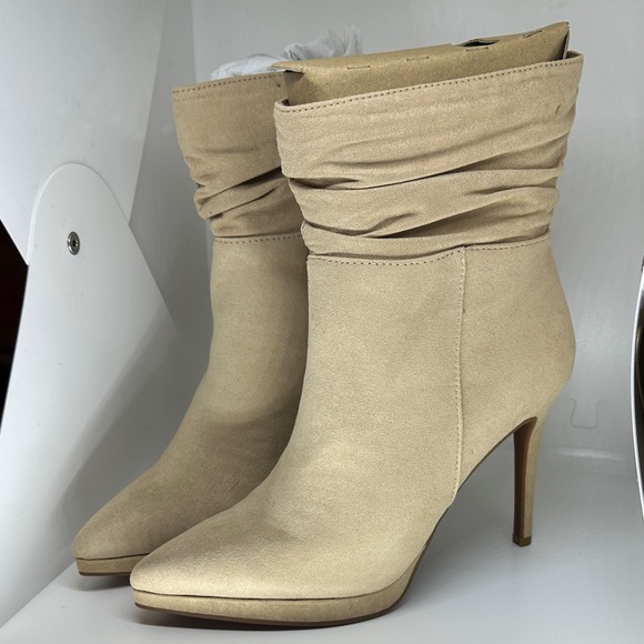 Jessica Simpson Shoes - Jessica Simpson Cream Heeled Boots